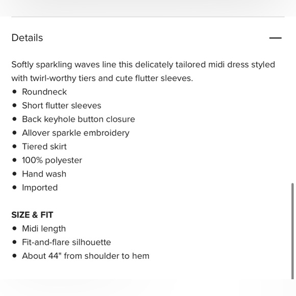 2/40$ Lost & Wander dress size XS - Picture 13 of 13